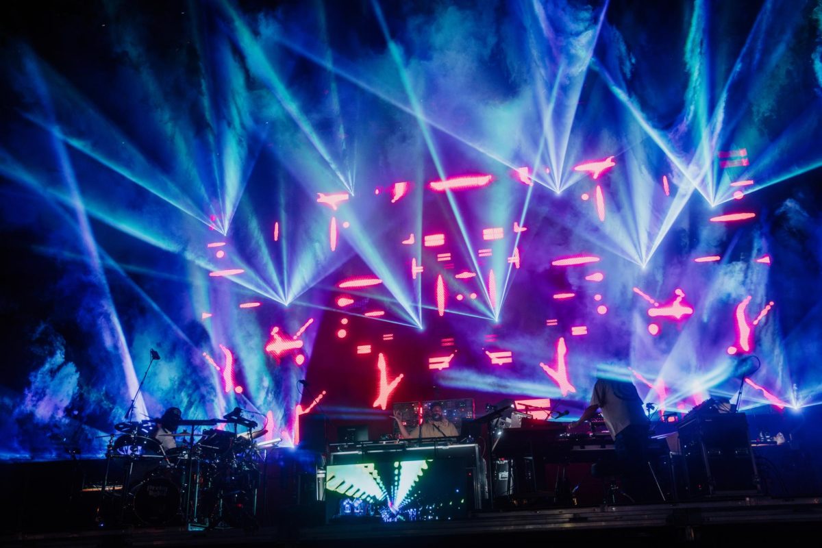 Pretty Lights' lightning performance on Saturday. 
