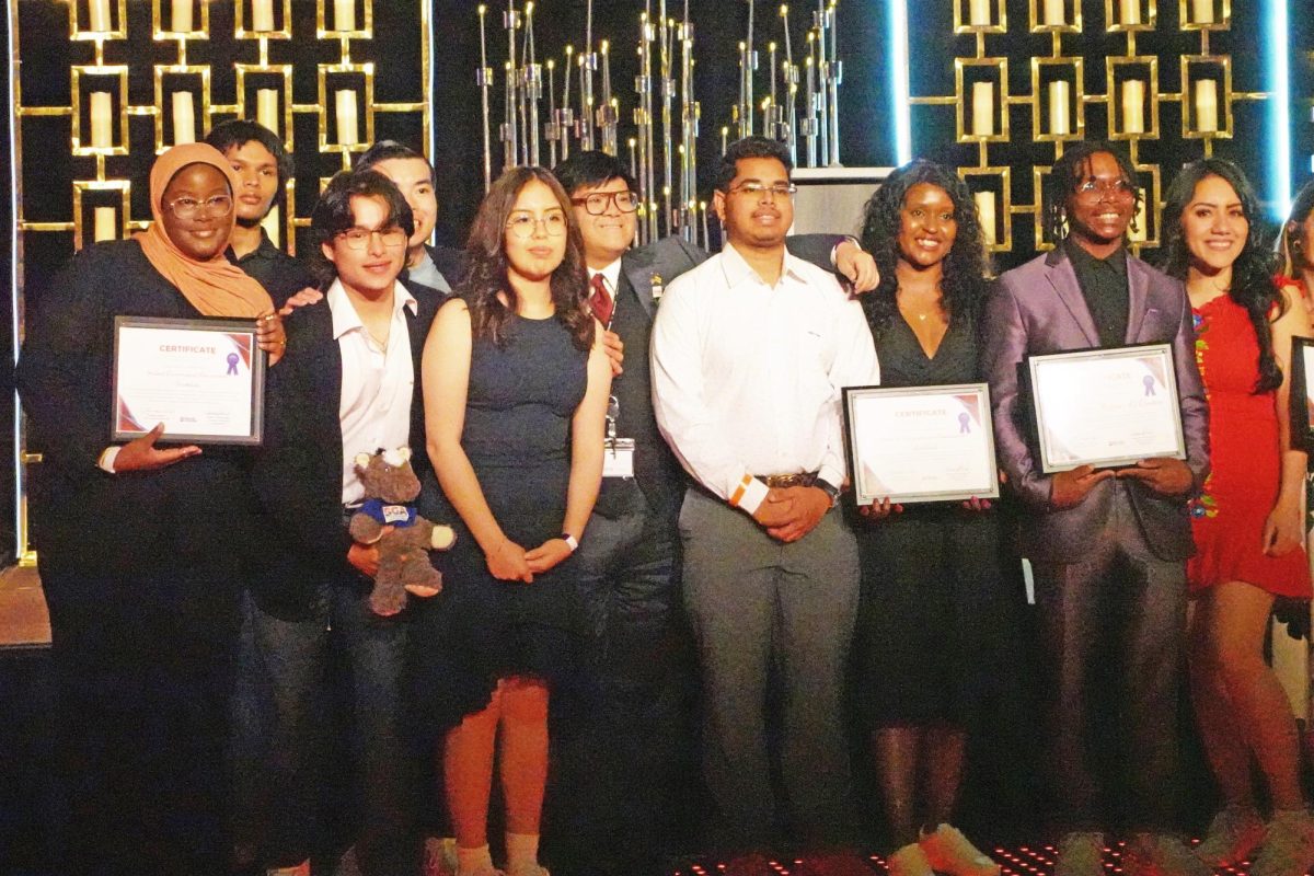 Dallas College SGA officers are swore into office at the Sneaker-Ball Award Ceremony.
