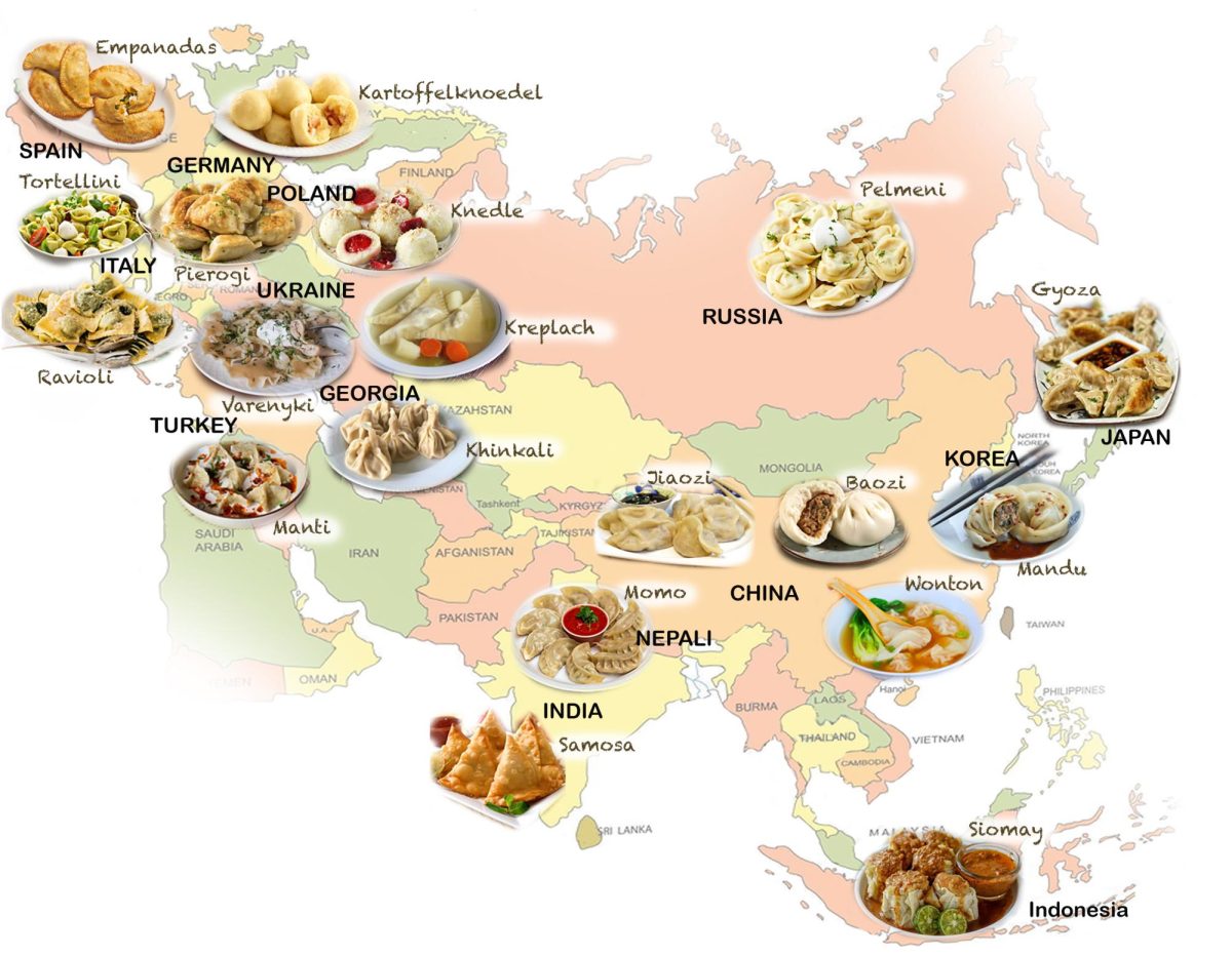 Dumpling around the world.