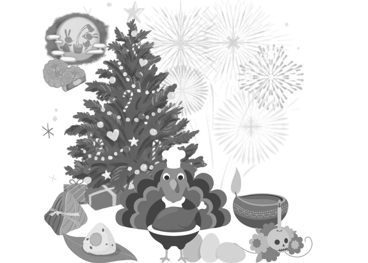 Holiday celebrations are the globe are united by food, family and friends.