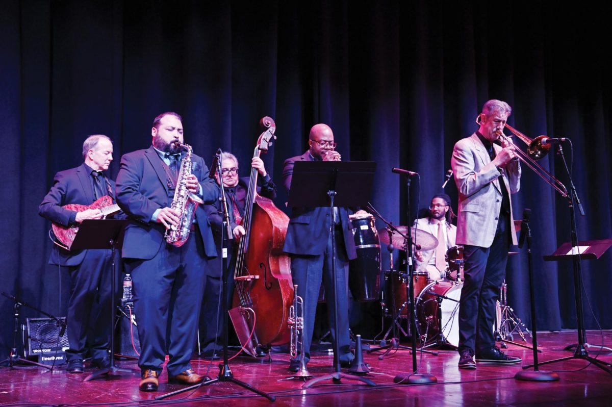 The North Lake Jazz Band performs with guest artists at the North Lake Jazz Festival, April 10. 